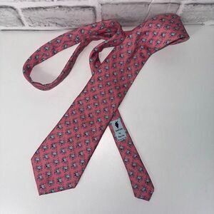 Vineyard Vines Crab Candle Silk Tie